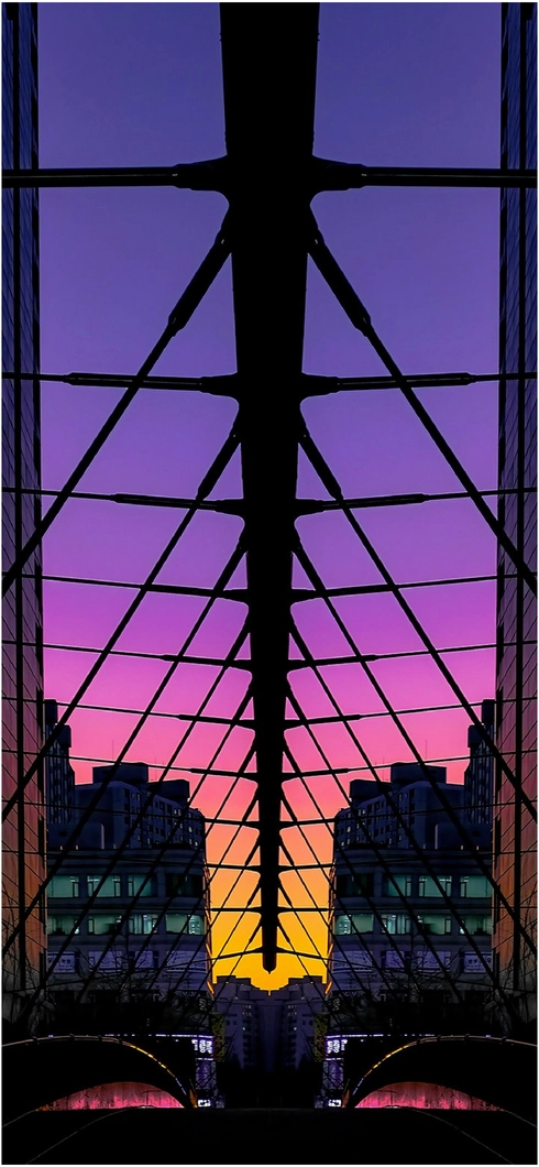 stadtansicht-bei-nacht-mit-architektonischen-elementen