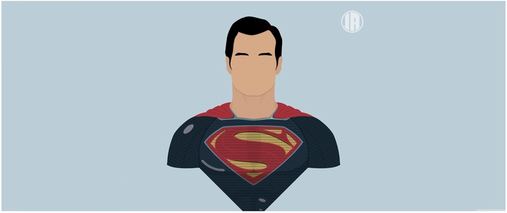 stilisiert superhelden illustration mit umhang und logo