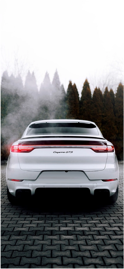 weisser-porsche-cayenne-gts-in-nebliger-umgebung