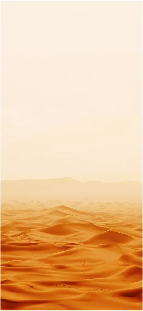 weite wuestenlandschaft mit sanften sandduenen